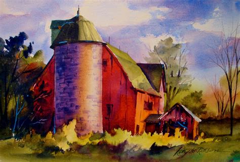 You can download, edit these watercolors for personal use for your presentations, webblogs, or other project designs. Kathy Los-Rathburn, watercolorist: Just a Barn