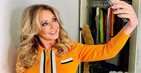 Carol Vorderman 61 Shows Off Tiny Waist And Ageless Curves As She Teases New Project Daily