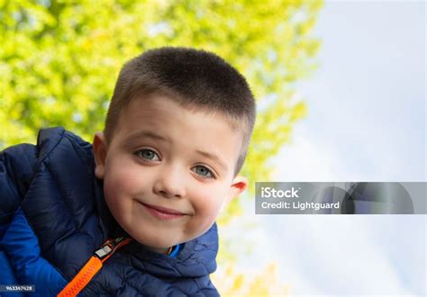 Cute Blue Eyed Boy Stock Photo Download Image Now 4 5 Years Asking
