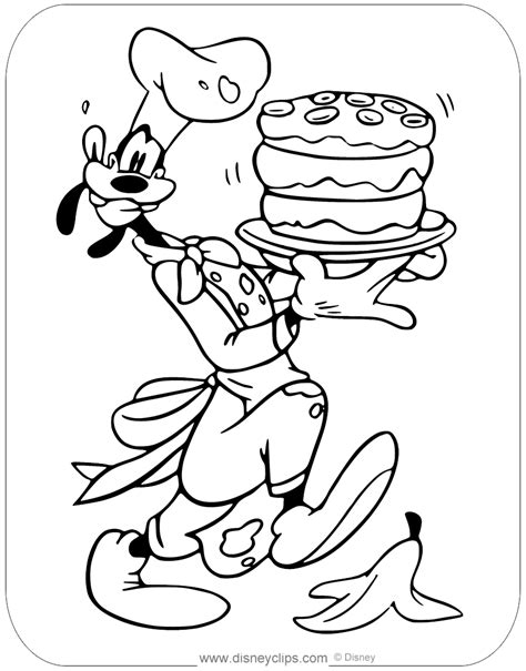 Goofy Coloring Pages | Disneyclips.com