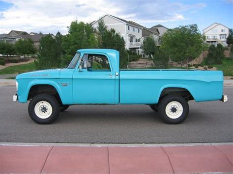 Find Used 1968 Dodge Power Wagon W200 4x4 In Castle Rock Colorado
