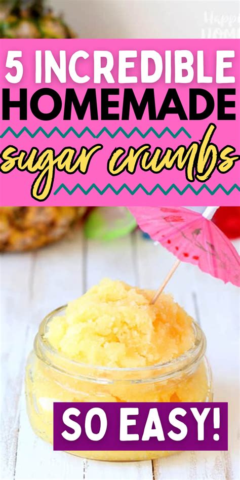 5 Incredible Homemade Sugar Scrubs For Flawless Skin Sugar Scrub Homemade Recipe Sugar Scrub
