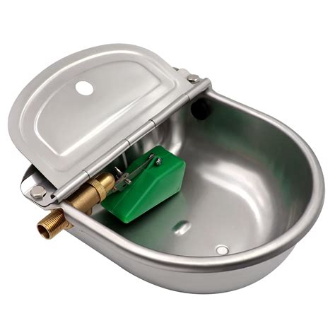 Buy Automatic Waterer With Brass Float Valve And Drain Plug Stainless