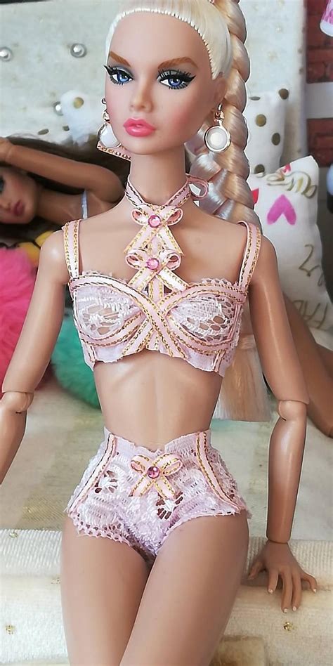 Poppy Parker Lingerie Set Made To Fit Barbie Integrity Etsy Dress
