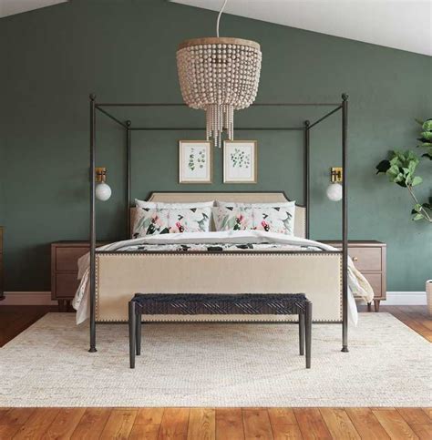Classic Bedroom Design By Megan Sage Green Bedroom Green Master