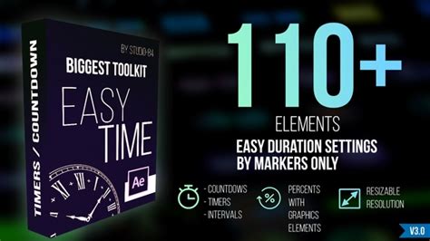 After Effects Template > Elements > Countdown > Countdown Timer toolkit