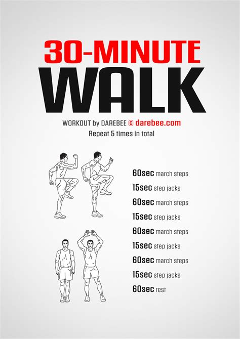 30 Minute Walk Calories 60 Minute Workout Power Walk Core Workout