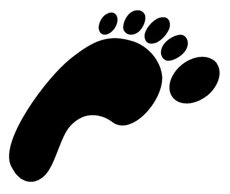 Logo Black Footprint Clipart Best