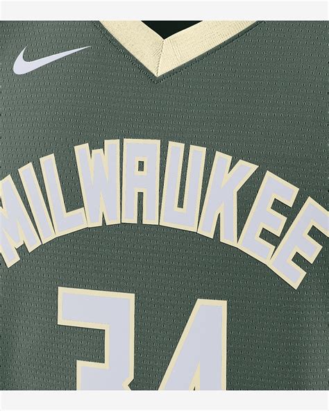 Milwaukee Bucks Icon Edition Men S Nike Dri FIT NBA Swingman Jersey Nike CA