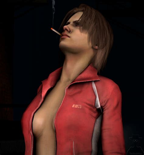 Rule 34 1girls 3d Alternative Hairstyle Breasts Cigarette Cleavage Clothed Clothed Female Left