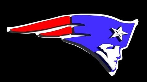 New England Patriots Nfl Team Logo 3d Model Cgtrader