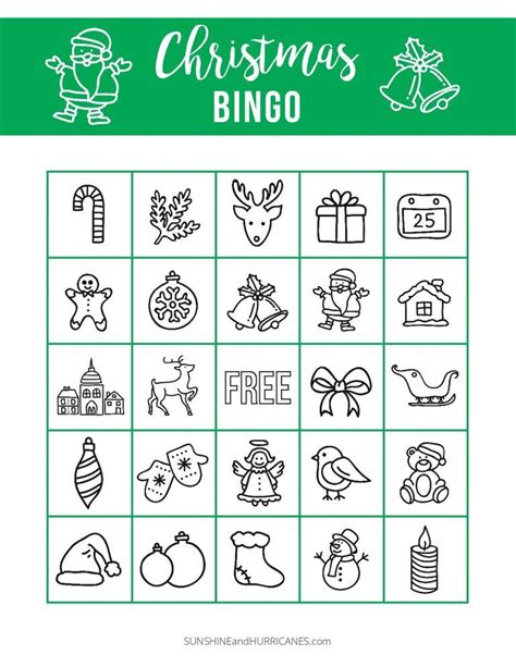 Printable Christmas Bingo Christmas Bingo Christmas Bingo Printable