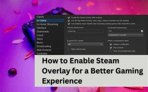 How To Enable Steam Overlay For A Better Gaming Experience