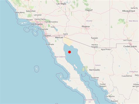 سان فيليبي، باجا كاليفورنيا، يسجل زلزال بقوة 4 0 infobae