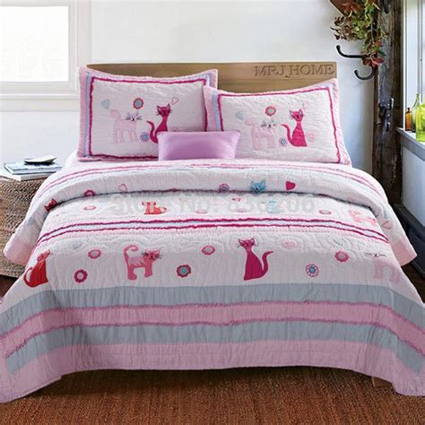 Choose from contactless same day delivery, drive up and more. Cartoon Cat Style 100% Cotton Pink Patchwork Bedding Set ...