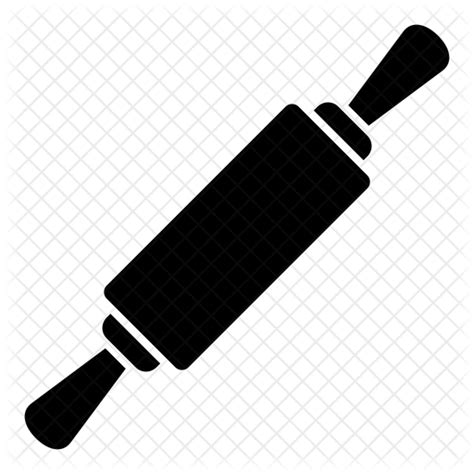 Rolling Pin Icon Download In Glyph Style