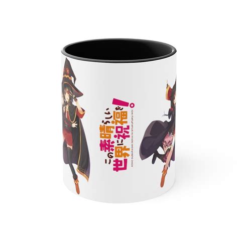 Konosuba Megumin Accent Anime Coffee Mug 11oz Konosuba Kazuma Etsy