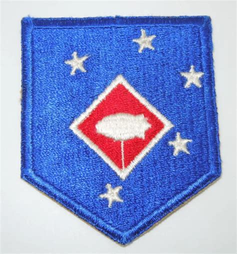 Original Wwii Usmc Marine Corps 1st Mac Amphibious Command Barrage