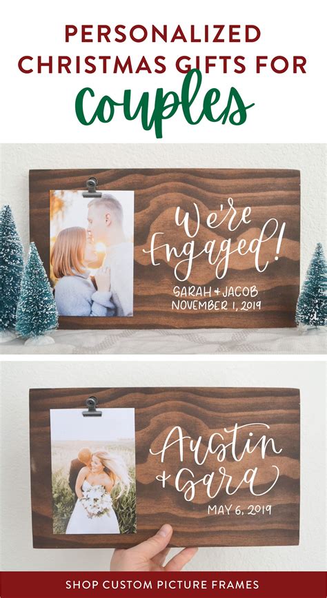 The couple that runs together, stuns together. Personalized Christmas Gifts for Couples | Custom Wood ...