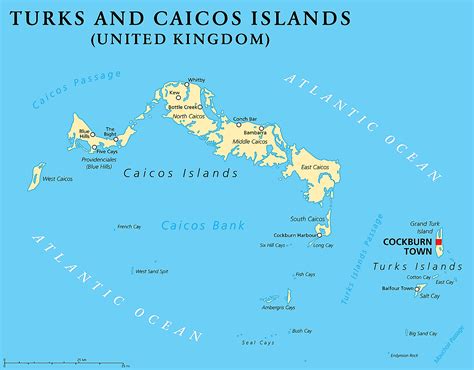 Mapas De Islas Turcas Y Caicos Atlas Del Mundo