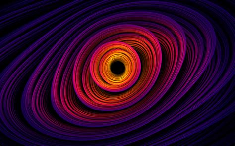 1920x1200 4k Spiral Shapes Purple Pink Abstract 1200p Wallpaper Hd