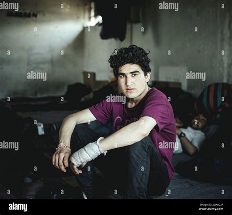Bilal Refugee From Afghanistan Belgrade Serbia Stock Photo Alamy