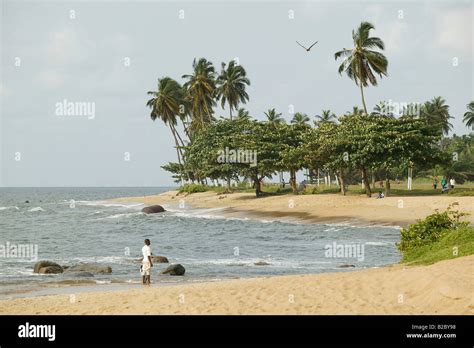 Coast Near Kribi Cameroon Africa Stock Photo Alamy