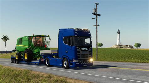 Scania S580 V8 V2000 Fs19 Farming Simulator 19 Mod