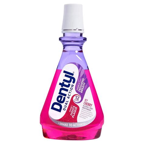 dentyl dual action cpc mouthwash icy cherry ocado