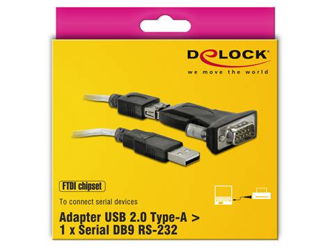 Adaptor Usb La Serial Rs232 Ftdi Delock 61425