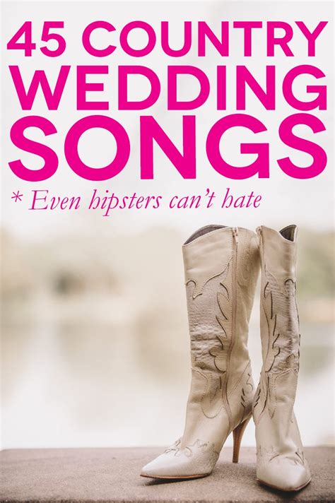 Even though this tune eventually became best known for being in say anything, back when it was first released the peter gabriel song was also popular at weddings. 45 Country Wedding Songs Even Your Hipster Friends Will Love