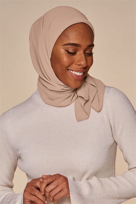 everyday chiffon hijab blush scarf women fashion chiffon hijab style tutorial