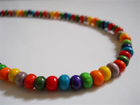 Multi Colored Bead Unisex Necklace · Beads N Tabs · Online Store