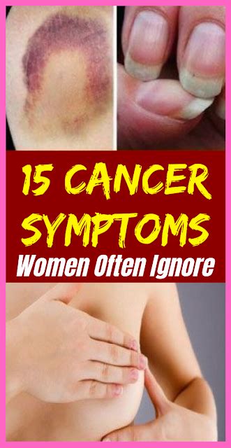 15 Cancer Symptoms Women Often Ignore