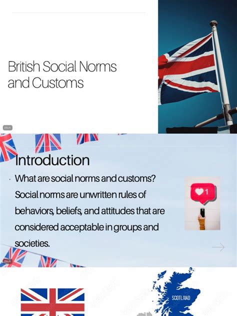 British Social Norms And Customs Pdf Pub United Kingdom