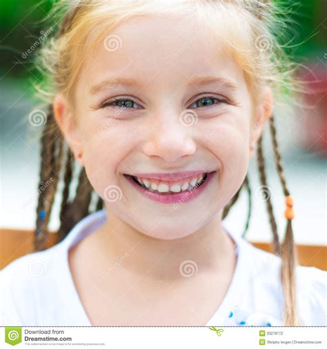 Little Girl Smiling Stock Photography Image 33278772