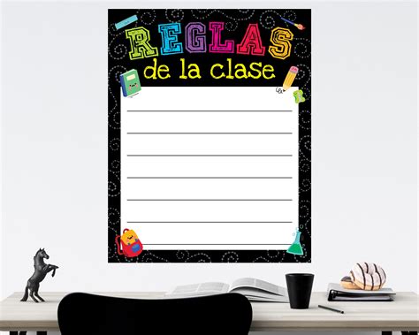 spanish classroom rules digital download reglas de la clase teacher s poster