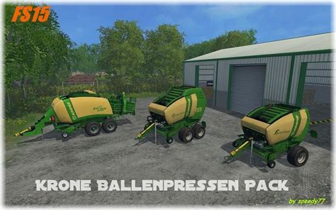 Krone Bale Presses Set V10 • Farming Simulator 19 17 22 Mods Fs19