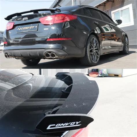 Carbon Wrapping Rear Trunk Wing Gt Lip Spoiler Fits 2011 2016