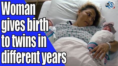 Woman Gives Birth To Twin Babies In Different Years YouTube