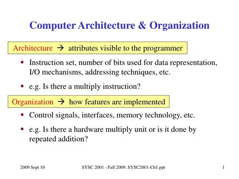 Ppt Computer Architecture And Organization Powerpoint Presentation Id