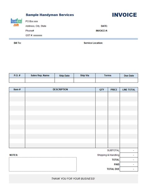 30 Word Doc Invoice Template Mac  Invoice Template Ideas