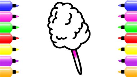 And you can freely use images for your personal blog! Cotton Candy Coloring Pages | Free download on ClipArtMag