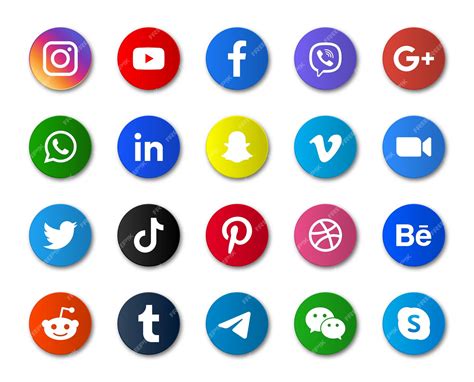Social Media Names And Logos