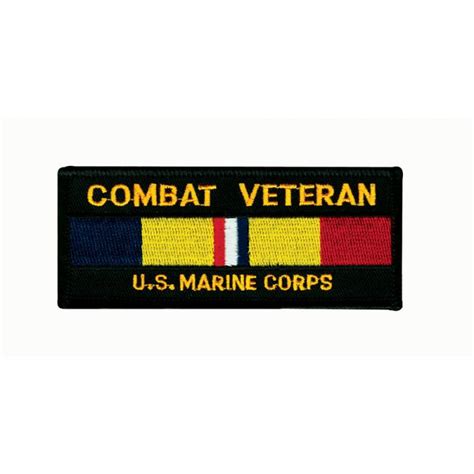 Usmc Combat Veteran Patch Universal Badges