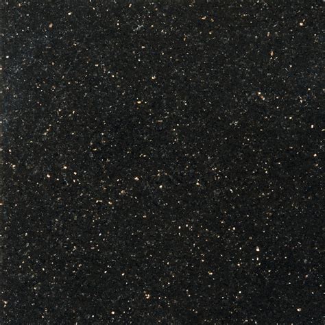 Granite Galaxy Black 12x12 Granite Floor Tile Set Of 1