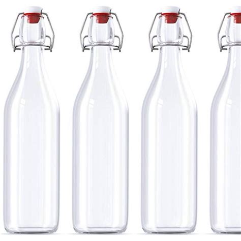 Glass Swing Top Bottle 750ml Kombucha Kefir Oil Vinegar Water Storage Food And Drinks
