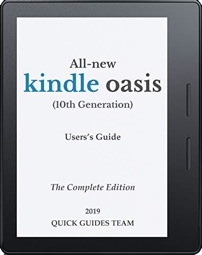 Amazon All New Kindle Oasis 10th Generation Users Guide The