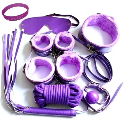 ziooer fetish bed restraints bondage love cuff bracelets set purple bracelet forever set
