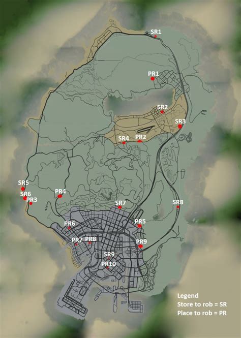 32 Gta V Robbery Map Maps Database Source